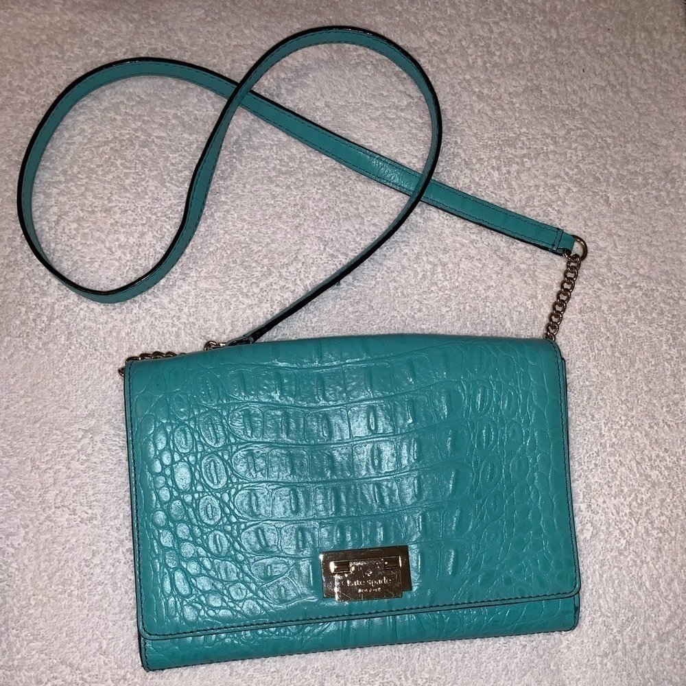 Kate Spade crossbody crocodile bag